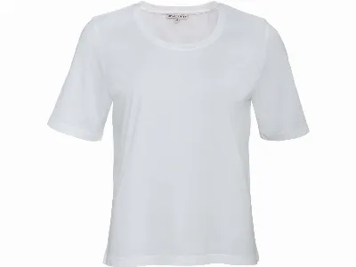 Living Crafts Living Crafts Bio-Damen-T-Shirt 'TABERA' mit Rundhalsausschnitt, white,