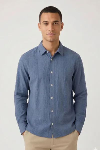 KnowledgeCotton Apparel Hemd Structure