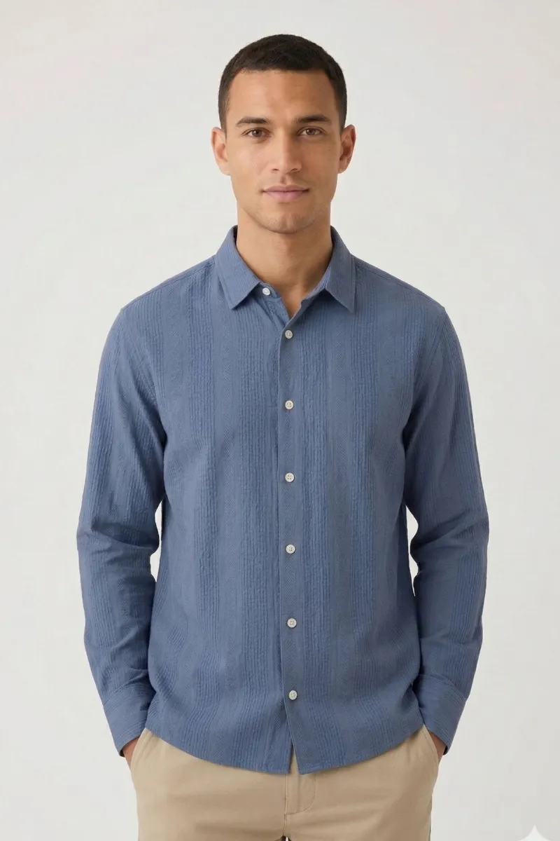 KnowledgeCotton Apparel Hemd Structure