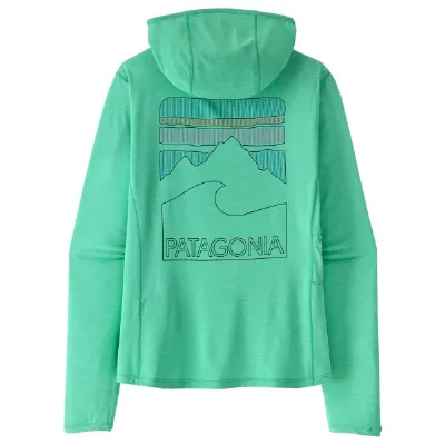 Patagonia Patagonia - Women's Cap Cool Sun Hoody Peak Visions - Funktionsshirt