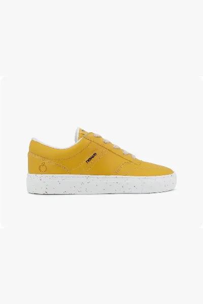 newve newve Herren vegan Sneaker Arktisches Sonnenblumenfeld Gelb