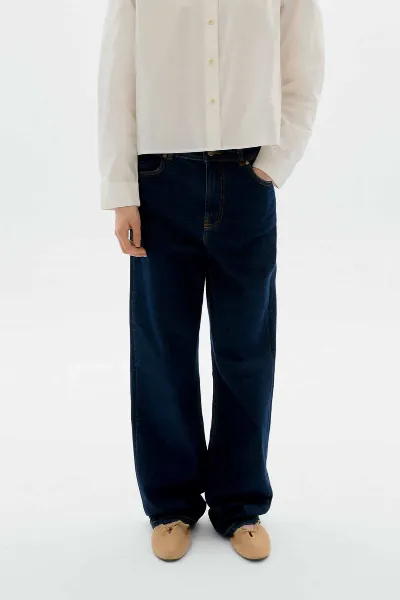 thinking mu Thinking MU Damen vegan Jeans Theresa Dark Denim