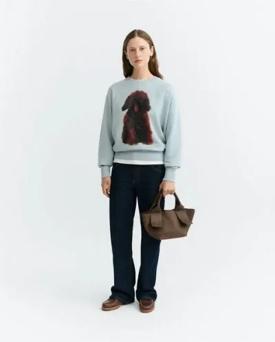 thinking mu thinking mu Sweatshirt Pet Portrait Bonnie Damen