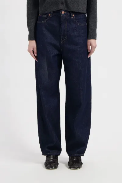MUD Jeans MUD Jeans Damen vegan Jeans High Barrel Brooke Dry Indigo