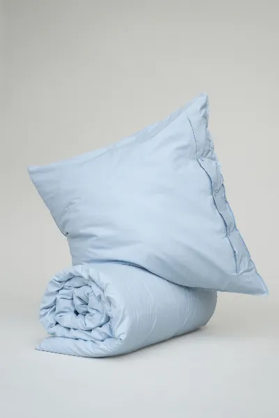 MELA MELA unisex vegan Bettwäscheset Bhanu Perkal Cloudy Blue
