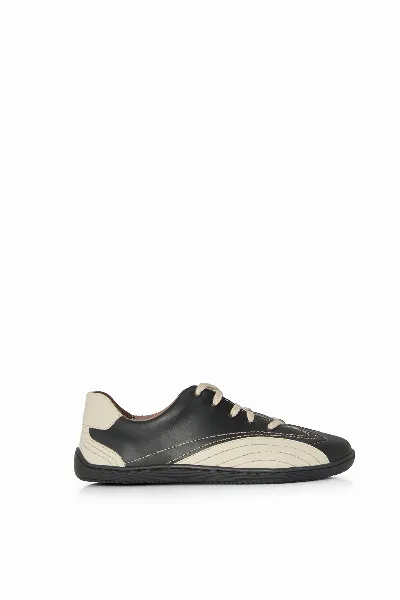 AGAZI AGAZI Damen vegan Schuhe Barefoot Bare 1 Penguin Schwarz & WeiÃŸ