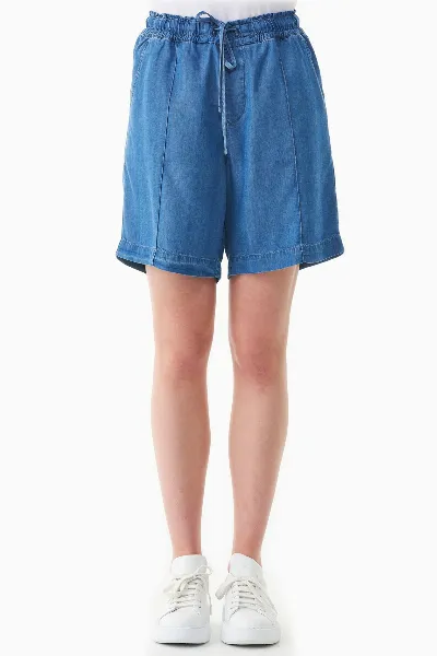 ORGANICATION ORGANICATION Damen vegan Shorts A Denim Look Hellblau