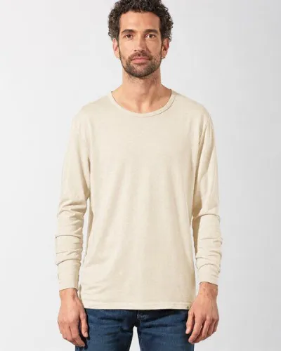 HempAge HempAge Klassisches Langarmshirt Hanf/Biobaumwolle