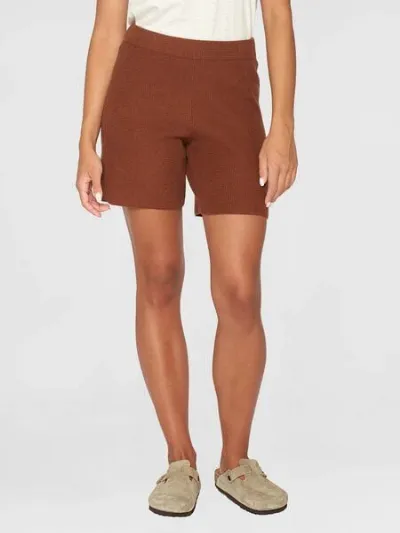 KnowledgeCotton Apparel KnowledgeCotton Apparel Gale Mid-Rise Racking Stitch Shorts
