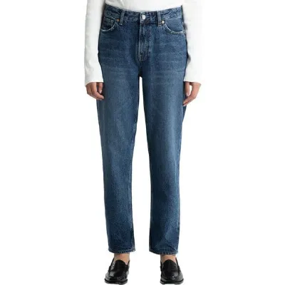 Kings Of Indigo Kings Of Indigo Jeans Caroline Cropped - Mid Rise Tapered - Zintare Dark Worn