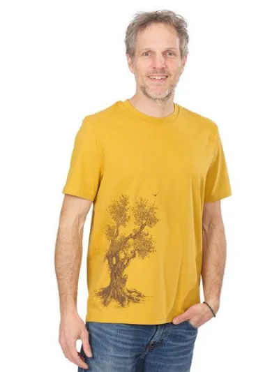 Life-Tree Life-Tree Organic Fairwear Shirt Men Olive Tree