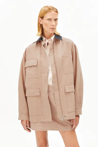 ARMEDANGELS Jacke Workwear Canvas Beige