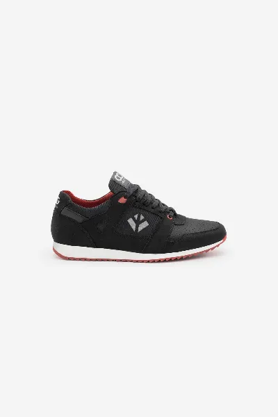 COG COG Damen vegan Sneaker Damen Raven Schwarz Rot