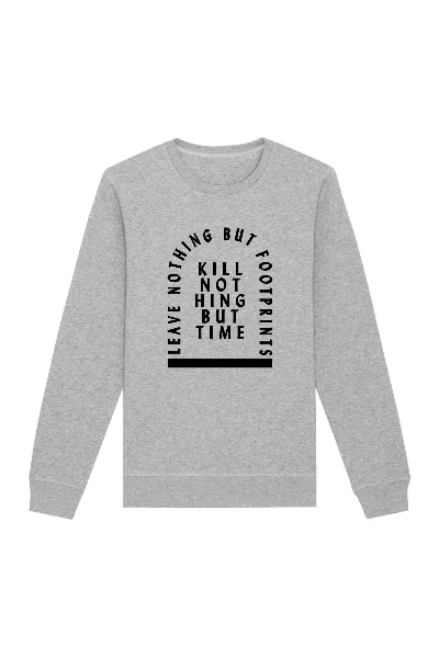 Oat Milk Club Oat Milk Club Damen vegan Sweatshirt Kill Nothing But Time Grau