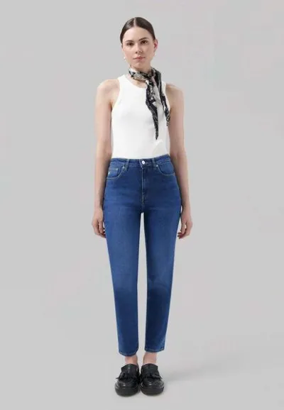 MUD Jeans MUD Jeans Mams Stretch Tapered Jeans aus Baumwolle / Tencel
