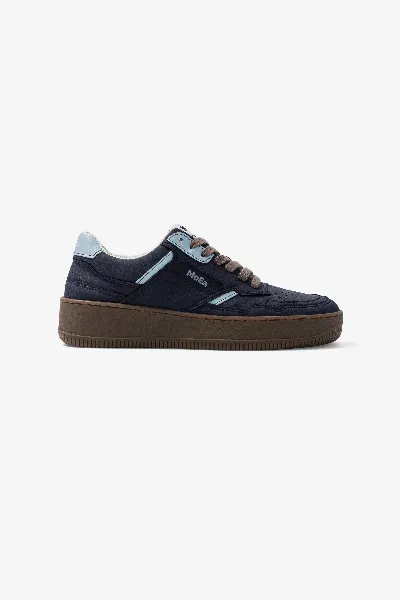 MoEa MoEa Herren vegan Sneaker Gen1 Vegan Suede Navy & Sky Blue