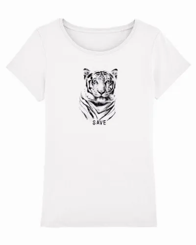 Human Family Human Family Bio Damen T-Shirt Faith - Tiger