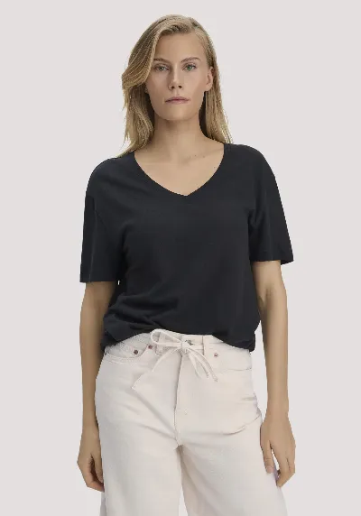 hessnatur hessnatur Damen T-Shirt Oversize aus Leinen und Bio-Baumwolle
