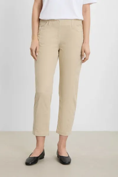 LAURIE LAURIE Damen vegan Cordhose Piper Pure Regular Cropped Birch