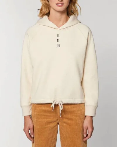 Human Family Human Family Kurzer Damen Hoodie Invent - LIMITED