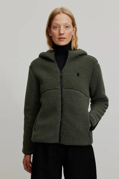 recolution Recolution Damen vegan Jacke Alcea Dark Khaki