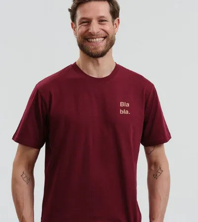 Gary Mash GARY MASH T-Shirt Bla bla. aus Biobaumwolle