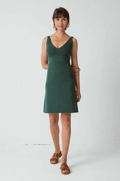 SKFK SKFK Kleid Amalur - Deep Green