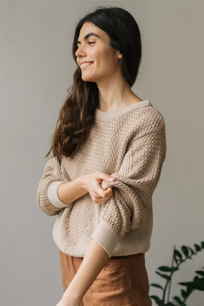 TWOTHIRDS TWOTHIRDS Damen vegan Pullover Marshall Shell