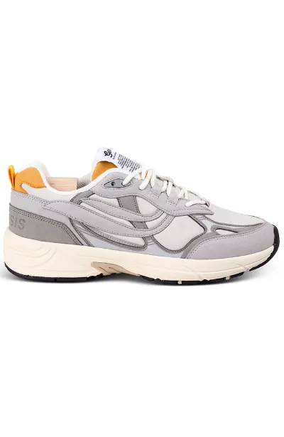 Genesis Genesis Herren vegan Sneaker G-Eco`99 Paddy Mesh Grau Senf