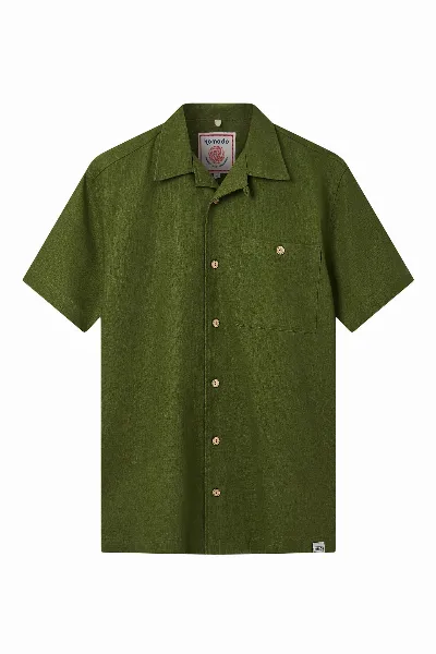KOMODO KOMODO Herren vegan Hemd Spindrift Khaki