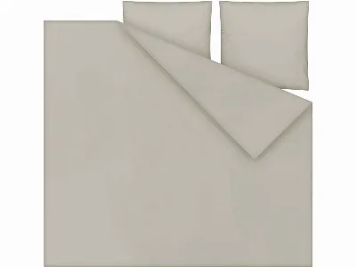 MELA MELA Bio-Bettwäsche 'MAJULI' aus Perkal, 3-tlg., 240 x 220/80 x 80 cm, birke