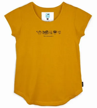Gary Mash GARY MASH Shirt Asheville Home is where my garden is aus Bio-Baumwolle