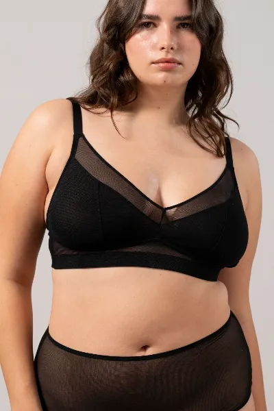 Understatement Understatement Damen vegan Bh Mesh Support Plus