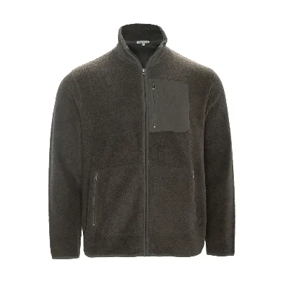 Living Crafts LIVING CRAFTS - Herren Fleece-Jacke - Braun