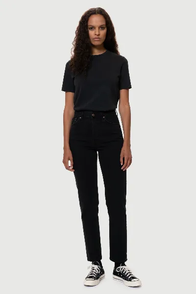 Nudie Jeans Jeans Breezy Britt Aged Black