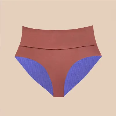Woodlike Ocean Woodlike Ocean Emee High Waist - wendebar white , rose brown, lila