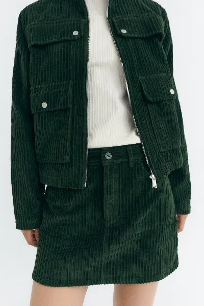 thinking mu Thinking MU Damen vegan Rock Kimmy Aus Cord Flaschen