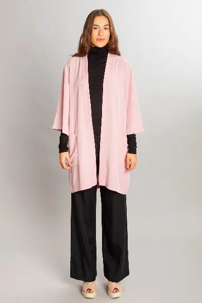 MAHLA MAHLA Damen vegan Robe Jacke Erika Pfingstrose Rosa