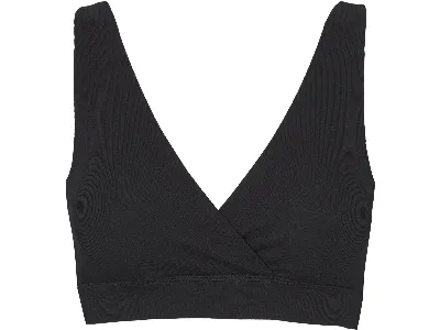 müsli by GREEN COTTON Triangel-BH Black