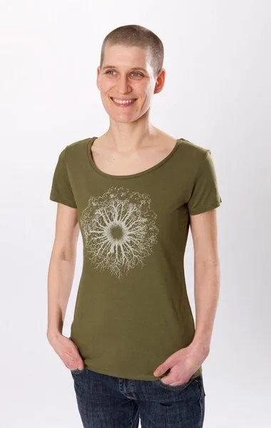 Life-Tree Life-Tree Bamboo Fairwear Shirt Women Fairwear Bambus WoodenIris