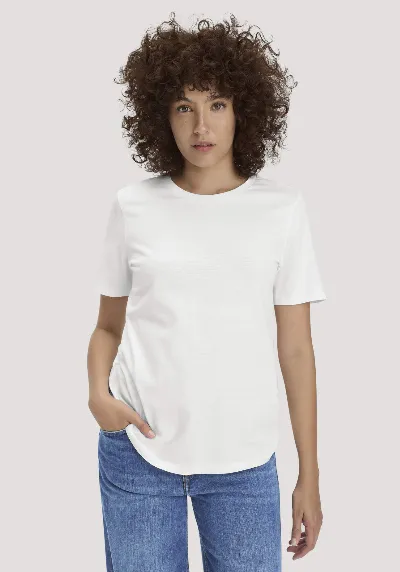 hessnatur hessnatur Damen T-Shirt Regular aus Regenerative Organic Cotton (ROC) - weiß