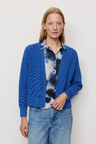 recolution Recolution Damen vegan Strickjacke Moringa Electric Blue