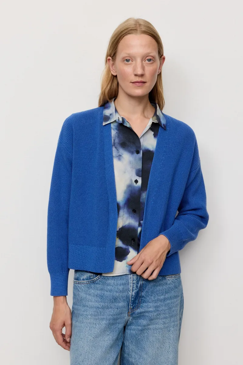 recolution Recolution Damen vegan Strickjacke Moringa Electric Blue