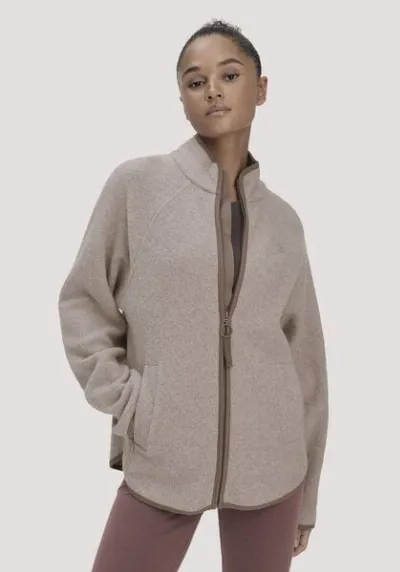 hessnatur hessnatur Fleece Jacke Relaxed ACTIVE LIGHT aus Bio-Baumwolle