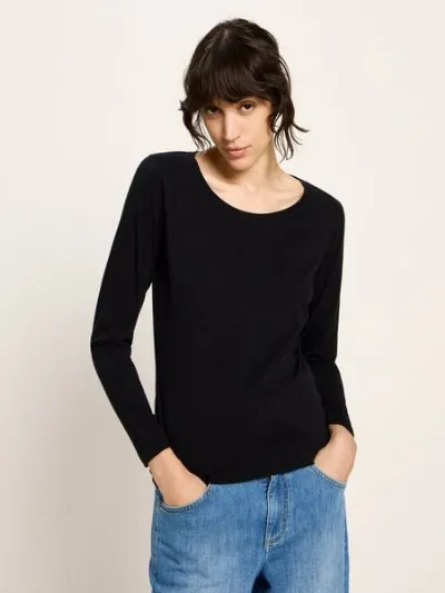 LANIUS LANIUS Langarmshirt (GOTS) aus Bio-Baumwolle
