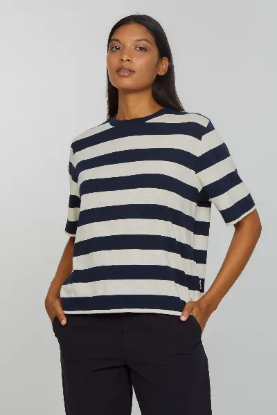 recolution T-Shirt Azolla Stripes