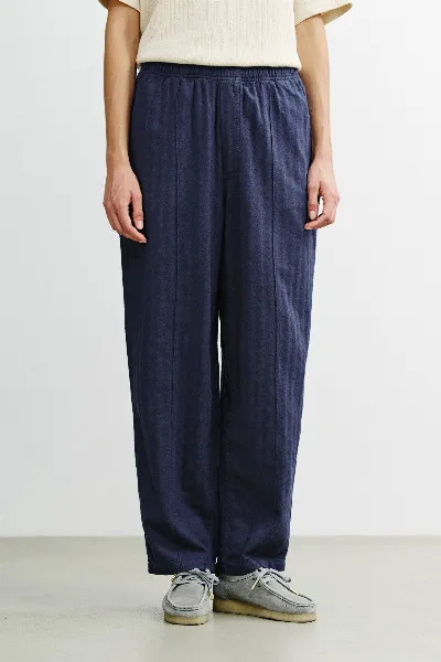 Rotholz Rotholz Damen vegan Hose Mit Breiten Falten