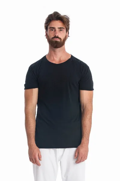 RAVENS VIEW IBIZA RAVENS VIEW IBIZA Herren vegan T-Shirt Egan Button