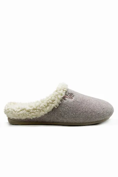 thies thies Damen vegan Hausschuhe Cozy Taupe