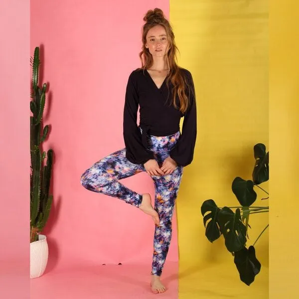 ManduTrap ManduTrap Leggings Chara mit Batikmuster